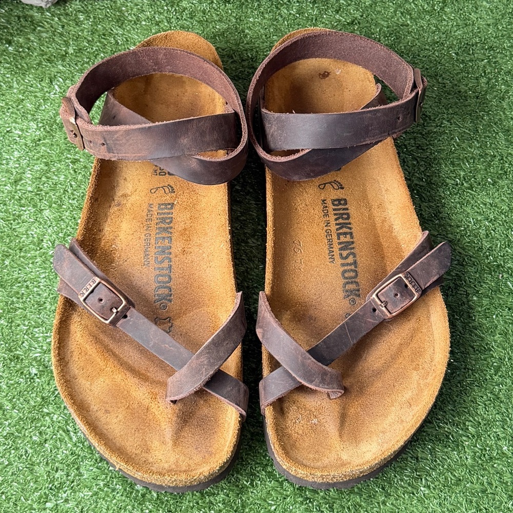 Birkenstock Brown Leather Sandals